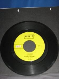 Maurice Williams: I Remember / Always 45 - Herald H-556 - DooWop - Picture 1 of 2