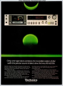Technics Direct Drive Cassette Deck Audio Precision Vintage 1981 Anuncio - Imagen 1 de 5