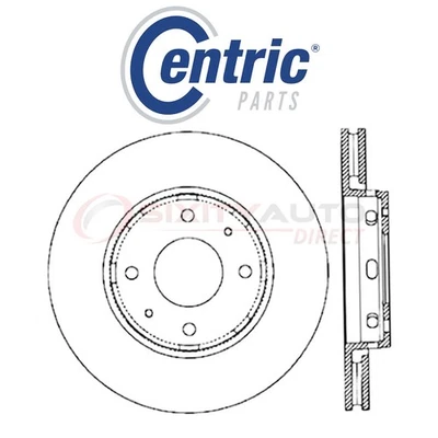 Centric C-TEK Disc Brake Rotor for 1999-2004 Volvo V40 1.9L L4 - Kit Set am Foto 1 de 4