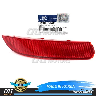 GENUINE Rear Bumper Reflector LEFT DRIVER for 07-12 Hyundai Veracruz 924053J200 Foto 1 de 4