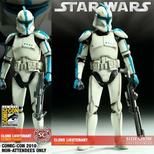 Sideshow EXCLUSIVO 1/6 Star Wars Republic Clone Teniente Phase1 Armor SDCC2010 - Imagen 1 de 10