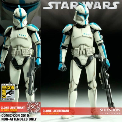 Sideshow EXCLUSIVE 1/6 Star Wars Republic Clone Lieutenant Phase1 Armor SDCC2010 - Image 1 of 4