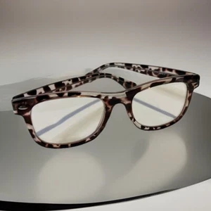 Zenni Optical Eyeglasses Frame Only Red Brown Tortoise Shell Wayfarer Elegant - Picture 1 of 7
