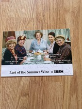 DORA BRYAN LAST OF THE SUMMER WINE HAND SIGNED CAST CARD