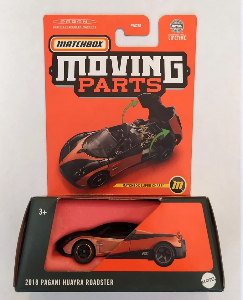 2024 Matchbox - 2018 Pagani Huayra Roadster SUPER CHASE Moving Parts - Image 1 of 1