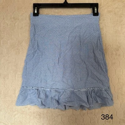 Brandy Melville синий цветочный оборки юбка один размер сделано в Италии богемное - Изображение 1 из 4