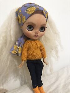 blythe custom doll OOAK With Reerot Hair