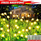 10 LED Solar Firefly Lights 4Pack Swaying Outdoor Garden Pathway Landscape Decor