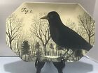 John Derian Target Threshold Feeling Peckish Raven Black Bird Platter Halloween