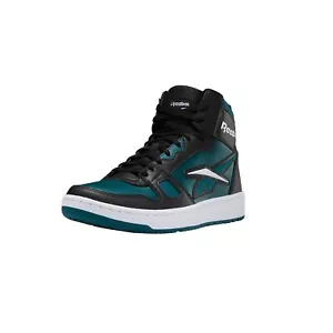 Reebok Unisex Resonator Mid Basketball Shoe, Core Black/Midnight Pine/White, 11 - Picture 1 of 9