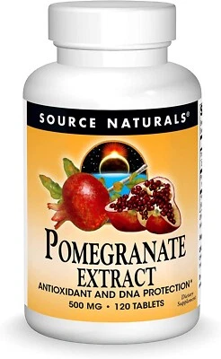 Source Naturals,  Pomegranate Extract 500mg 120 Tablet - Image 1 of 4