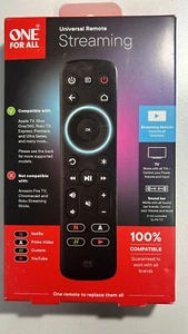 One For All URC7935 Media Player/Apple TV/ Streaming Remote - Picture 1 of 8
