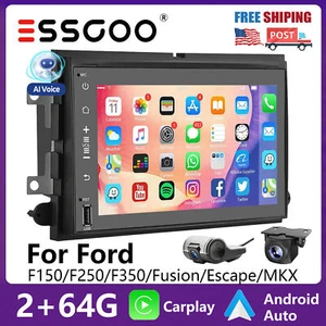 Car stereo For 2004-2014 FORD F150/250/350 GPS 2+64G Android13 Carplay +DVR&AHD - Picture 1 of 14