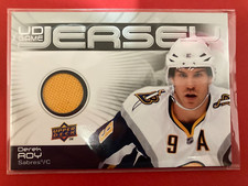 2010-11 Upper Deck UD Game Jersey Series 1 Derek Roy #GJ-DR Yellow
