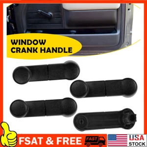 Inside Manual Window Crank Handles Black for 1993-14 Ford RANGER F150 F350 2/4x - Picture 1 of 10