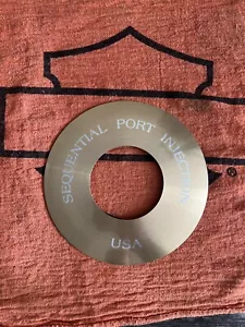 Harley Davidson 30th Anniversary FL gold air cleaner insert 29326-95 NOS Touring - Picture 1 of 3