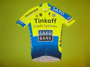 Shirt Team TINKOFF SAXO 2014 (S) SPORTFUL TOP!!! FAHRRAD FAHRRAD gelb blau - Bild 1 von 11