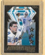 1996 CLASSIC Troy Aikman 23 Kt Gold Card Dallas Cowboys Diamond Stars NNO Promo