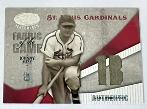 2004 LEAF CERTIFIED JOHNNY MIZE GAME USED SP JERSEY #d 4/100 ! - Picture 1 of 2