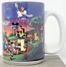Walt Disney World Dated 2000 Celebrate The Future Hand in Hand Mug Coffee Cocoa