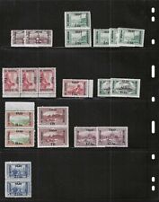 Mesoptamia, Lot of 21 Stamps, 8 Different between Scott #N28 and N38, some N.H.