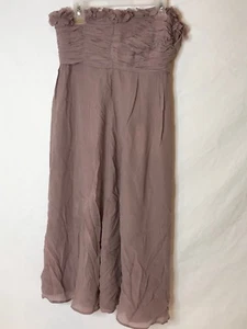 Vestido de cóctel Boden para mujer cintura imperio sin tirantes talla 2 lila 100 % seda - Imagen 1 de 12