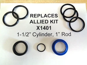 Replaces ALLIED Part number X1401 seal kit (1-1/2" bore X 1" Rod) (See text) - Picture 1 of 4