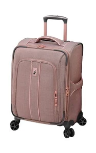 LONDON FOG Newcastle Softside Expandable Spinner Luggage, Rose Charcoal Herri... - Picture 1 of 6