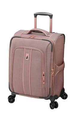 LONDON FOG Newcastle Softside Expandable Spinner Luggage, Rose Charcoal Herri... - Image 1 of 4