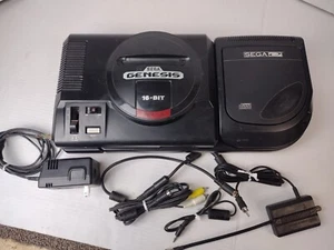 Sega Genesis Gaming Console ONLY 16 Bit for PARTS or REPAIR Model 1601/MK-4102 - Picture 1 of 16