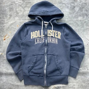 Sudadera con capucha y cremallera pesada vintage Y2K Hollister California - Imagen 1 de 3