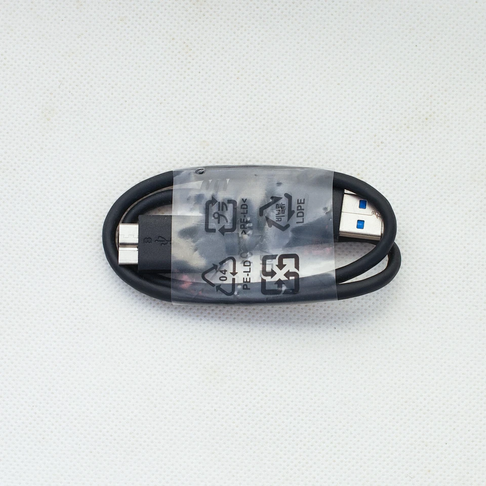 USB 3 CABLE SUPER SPEED MICRO B - TYPE A FOR EXTERNAL DRIVES (NEW) - Image 1 of 1