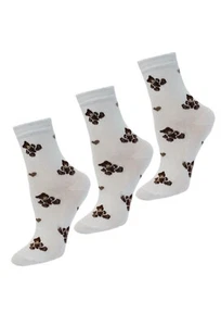 *NEW* Kids Cotton Mid Calf Crew Socks Soft, Breathable Dress Pack Of 3-Pairs - Picture 1 of 27