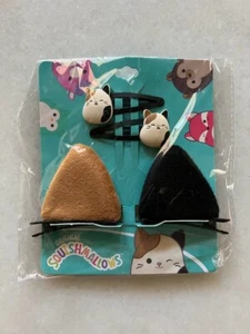 NEW! Squishmallows Cam the Cat 4-Piece Hair Clips - Picture 1 of 2