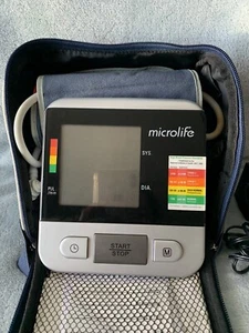 Microlife Deluxe Large Blood Pressure With Case And Power Cord /Please See Pictu - Picture 1 of 8