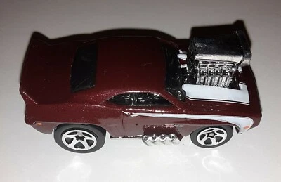 1969 Hot Wheels Custom Camaro Z28 Purple, Chrome Interior with exterior graphics - Image 1 of 3