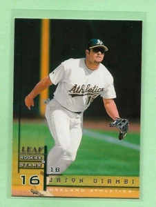 JASON GIAMBI - 1998 Leaf Rookies & Stars - #67 - Athletics - Comb. Shipping - Picture 1 of 1