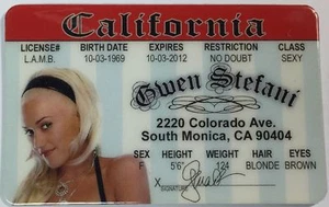 Gwen Stefani - California - Patente di guida - Novità - Foto 1 di 2