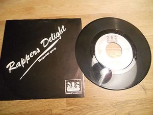 SUGARHILL GANG RAPPERS DELIGHT NCB SWEDISH 7" SOS Recording Scandinavian Press - Picture 1 of 2
