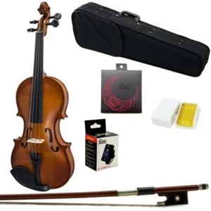 Paititi 1/16 Size Student Beginner Violin w Black Case, Rosin + Digital Tuner - Picture 1 of 5