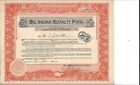 BIG INDIAN ROYALTY POOL......1930 INTERIM RECEIPT AND AGREEMENT