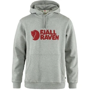 Fjallraven Men's Logo Hoodie Sweatshirt Grey Melange Size XXL 2XL - Picture 1 of 8