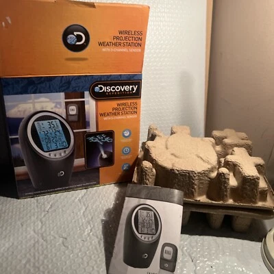Discovery EXPEDITION Wireless PROJECTION Weather Station Forecaster MUTI CHANNEL - Image 1 of 4
