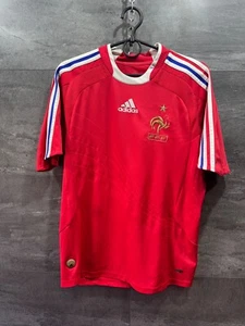 FRANCE 2008 AWAY SHIRT FOOTBALL SOCCER JERSEY ADIDAS 618856 SIZE M - Picture 1 of 24