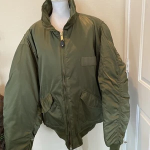 Vintage CSI Active Force Military Hunting Bomber Jacket Men 3XL - Picture 1 of 9