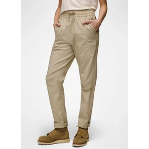 Pantalón para mujer Prana Palisades Ripstop cintura E M arenisca tiro alto pierna cónica - Imagen 1 de 12