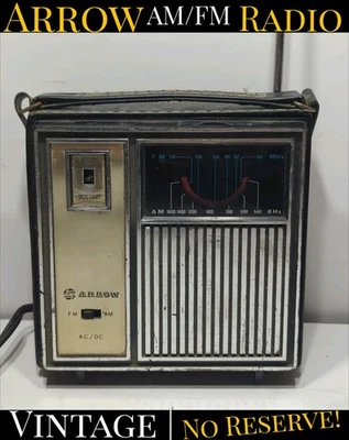 ✨VINTAGE✨ Rádio Arrow FM/AM AC/DC Modelo 2408 - Rádio Portátil - Funciona (Leia) - Imagem 1 de 4