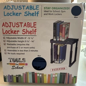 Herramientas para Armario Escolar Estantería, Ajustable, Apilable (Azul) No Requieren Herramientas - Imagen 1 de 3