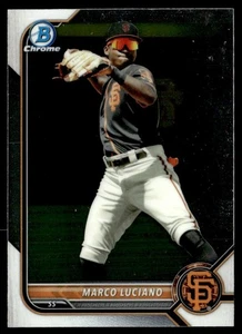2022 Bowman Chrome Prospects Marco Luciano San Francisco Giants #BCP-7 - Picture 1 of 2