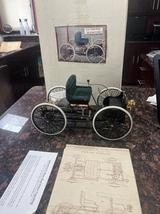 Franklin Mint 1896 Henry Ford Quadricycle 1:6 Scale W/ BOX, PACKAGING, PAPERWORK - Picture 1 of 9